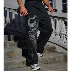 YoungLA Acid Wash Casual Training Sweatpants – Vintage Washed Black Edition
