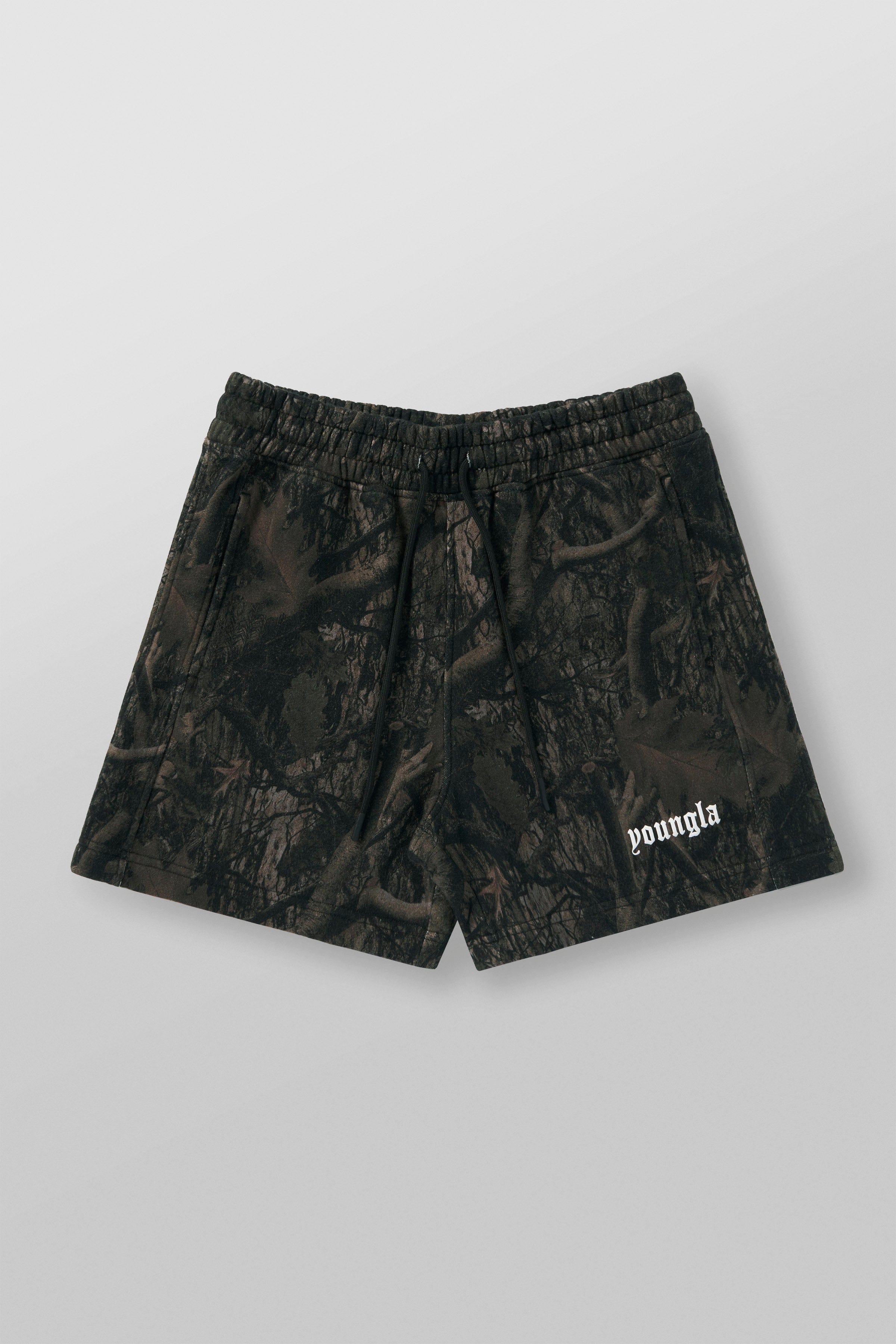 1118 - Tree Camo Cotton Shorts