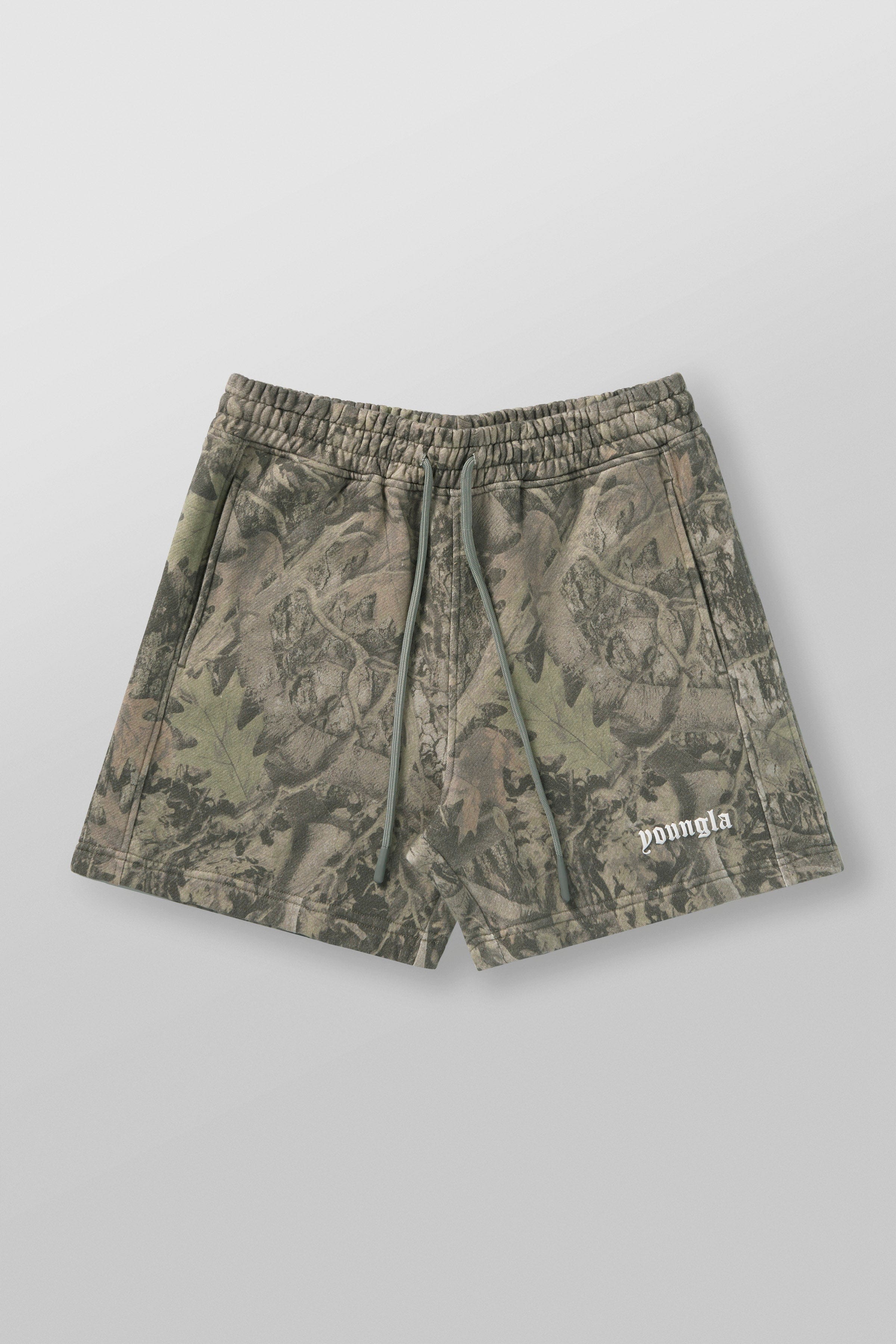 1118 - Tree Camo Cotton Shorts