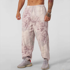 YOUNGLA Men's RealTree Camo Baggy Cuffed Joggers