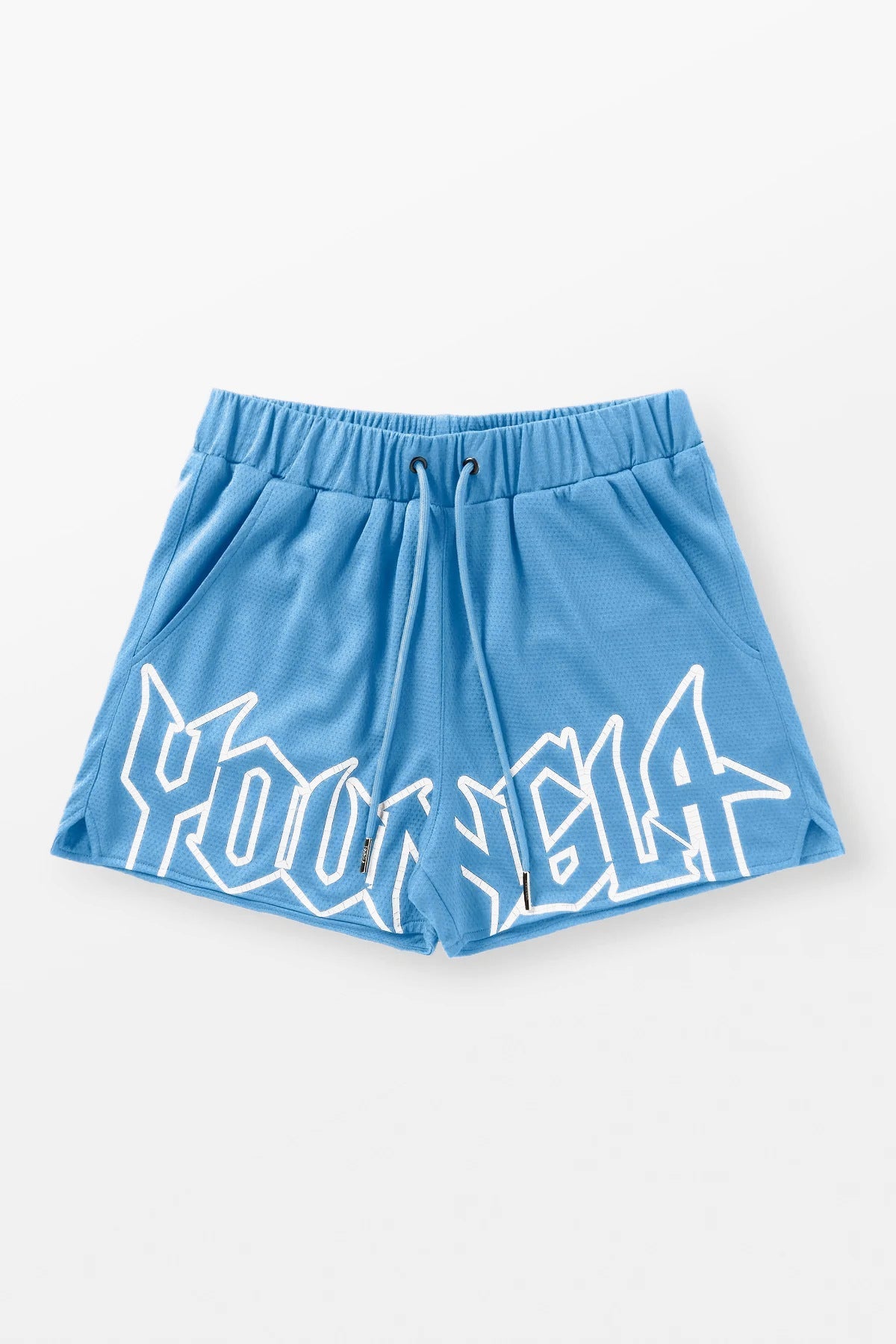 YOUNG LA Summer New Sports and Fitness Shorts Mesh Quick drying Breathable Basketball Training Shorts Casual Beach Shorts