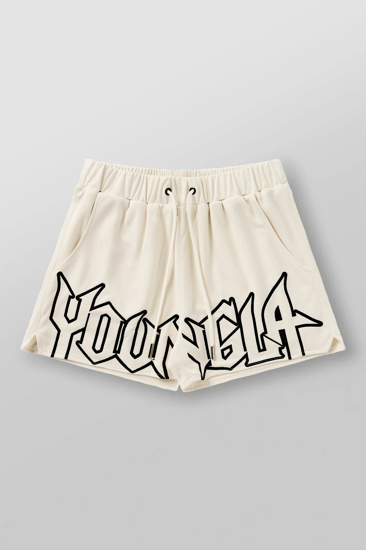 YOUNG LA Summer New Sports and Fitness Shorts Mesh Quick drying Breathable Basketball Training Shorts Casual Beach Shorts